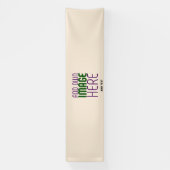 MODERNE BEWERKBARE EENVOUDIGE NATUURLIJKE AFBEELDI SPANDOEK (Verticaal)