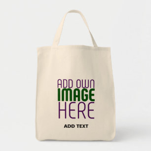 MODERNE BEWERKBARE EENVOUDIGE NATUURLIJKE AFBEELDI TOTE BAG