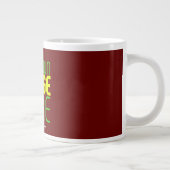 MODERNE BEWERKBARE EENVOUDIGE OXBLOOD AFBEELDING T GROTE KOFFIEKOP (Rechts)