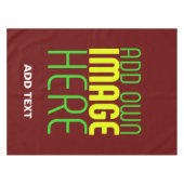 MODERNE BEWERKBARE EENVOUDIGE OXBLOOD AFBEELDING T TAFELKLEED (Voorkant (Horizontaal))