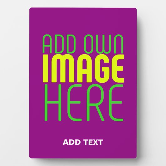 MODERNE BEWERKBARE EENVOUDIGE PAARSE AFBEELDING TE FOTOPLAAT (voorkant)