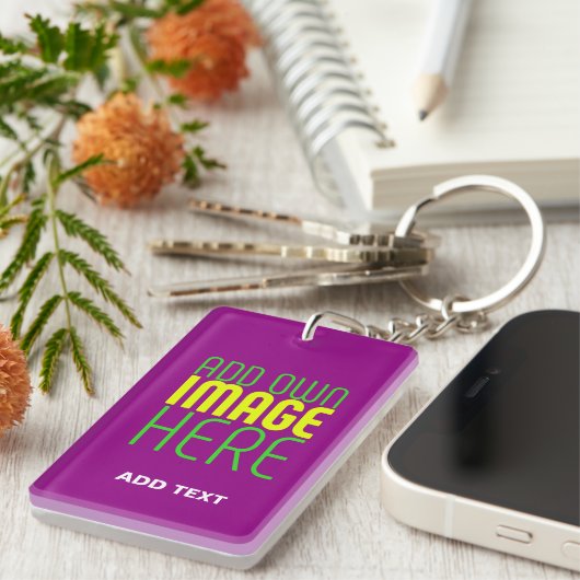 MODERNE BEWERKBARE EENVOUDIGE PAARSE AFBEELDING TE SLEUTELHANGER (Voorkant Rechts)