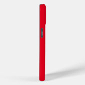 MODERNE BEWERKBARE EENVOUDIGE RODE AFBEELDING TEKS Case-Mate iPhone CASE (Achterkant / Rechts)