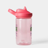 MODERNE BEWERKBARE EENVOUDIGE ROZE AFBEELDING TEKS WATERFLES (Rechts)