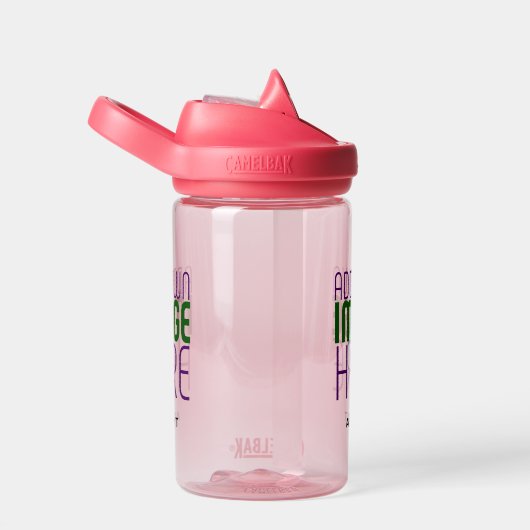 MODERNE BEWERKBARE EENVOUDIGE ROZE AFBEELDING TEKS WATERFLES (Rechts)