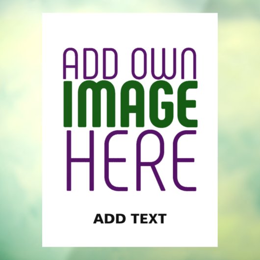 MODERNE BEWERKBARE EENVOUDIGE WITTE AFBEELDING TEK RAAMSTICKER (Vel 3)