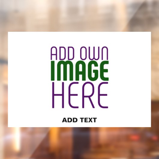 MODERNE BEWERKBARE EENVOUDIGE WITTE AFBEELDING TEK RAAMSTICKER (Vel 2)