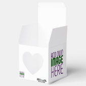 MODERNE BEWERKBARE EENVOUDIGE WITTE AFBEELDINGSTEK BEDANKDOOSJES (Geopend)