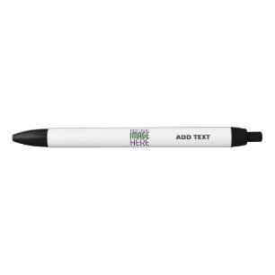 MODERNE BEWERKBARE EENVOUDIGE WITTE AFBEELDINGSTEK BLAUWE INKT PEN