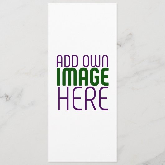 MODERNE BEWERKBARE EENVOUDIGE WITTE AFBEELDINGSTEK MENU (Achterkant)