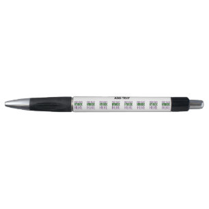 MODERNE BEWERKBARE EENVOUDIGE WITTE AFBEELDINGSTEK PEN