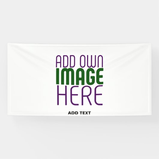 MODERNE BEWERKBARE EENVOUDIGE WITTE AFBEELDINGSTEK SPANDOEK (Horizontaal)