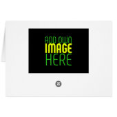 MODERNE BEWERKBARE EENVOUDIGE ZWARTE AFBEELDING TE (Achterkant Horizontaal)