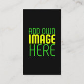 MODERNE BEWERKBARE EENVOUDIGE ZWARTE AFBEELDING TE ADVIESKAART (Achterkant)