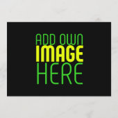 MODERNE BEWERKBARE EENVOUDIGE ZWARTE AFBEELDING TE ADVIESKAART (Achterkant)