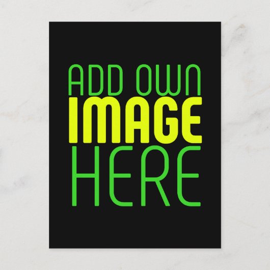 MODERNE BEWERKBARE EENVOUDIGE ZWARTE AFBEELDING TE ADVIESKAART (Achterkant)