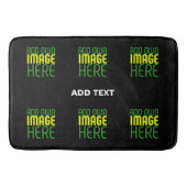 MODERNE BEWERKBARE EENVOUDIGE ZWARTE AFBEELDING TE BADMAT (Voorkant)