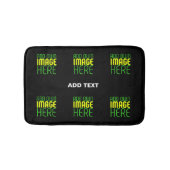 MODERNE BEWERKBARE EENVOUDIGE ZWARTE AFBEELDING TE BADMAT (Voorkant)