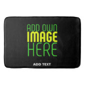 MODERNE BEWERKBARE EENVOUDIGE ZWARTE AFBEELDING TE BADMAT (Voorkant)