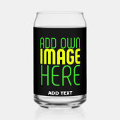 MODERNE BEWERKBARE EENVOUDIGE ZWARTE AFBEELDING TE BLIKVORM GLAS (Achterkant)