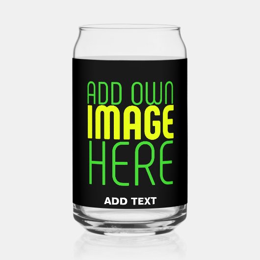 MODERNE BEWERKBARE EENVOUDIGE ZWARTE AFBEELDING TE BLIKVORM GLAS (Achterkant)