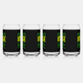 MODERNE BEWERKBARE EENVOUDIGE ZWARTE AFBEELDING TE BLIKVORM GLAS (Rechts)