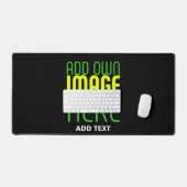 MODERNE BEWERKBARE EENVOUDIGE ZWARTE AFBEELDING TE BUREAUMAT (Keyboard & Muis)