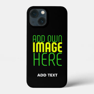 MODERNE BEWERKBARE EENVOUDIGE ZWARTE AFBEELDING TE Case-Mate iPhone CASE