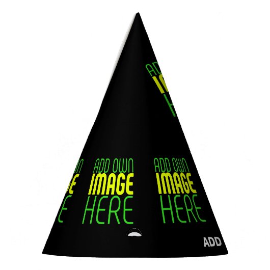 MODERNE BEWERKBARE EENVOUDIGE ZWARTE AFBEELDING TE FEESTHOEDJES (Links)