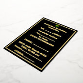 MODERNE BEWERKBARE EENVOUDIGE ZWARTE AFBEELDING TE FOLIE UITNODIGING (Gedraaid)