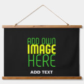 MODERNE BEWERKBARE EENVOUDIGE ZWARTE AFBEELDING TE HANGEND WANDKLEED (Voorkant)