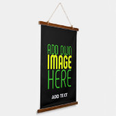 MODERNE BEWERKBARE EENVOUDIGE ZWARTE AFBEELDING TE HANGEND WANDKLEED (Gebogen)