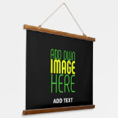 MODERNE BEWERKBARE EENVOUDIGE ZWARTE AFBEELDING TE HANGEND WANDKLEED (Gebogen)