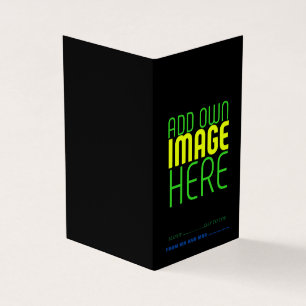 MODERNE BEWERKBARE EENVOUDIGE ZWARTE AFBEELDING TE KAART