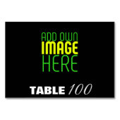 MODERNE BEWERKBARE EENVOUDIGE ZWARTE AFBEELDING TE KAART (Achterkant)