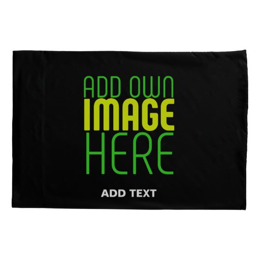 MODERNE BEWERKBARE EENVOUDIGE ZWARTE AFBEELDING TE KUSSENSLOOP (Achterkant)