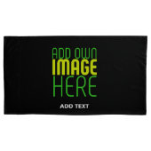 MODERNE BEWERKBARE EENVOUDIGE ZWARTE AFBEELDING TE KUSSENSLOOP (Voorkant)