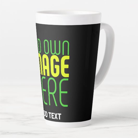 MODERNE BEWERKBARE EENVOUDIGE ZWARTE AFBEELDING TE LATTE MOK (Rechterhoek)