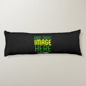 MODERNE BEWERKBARE EENVOUDIGE ZWARTE AFBEELDING TE LICHAAMSKUSSEN (Achterkant)