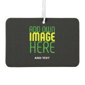 MODERNE BEWERKBARE EENVOUDIGE ZWARTE AFBEELDING TE LUCHTVERFRISSER (Achterkant)