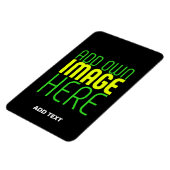 MODERNE BEWERKBARE EENVOUDIGE ZWARTE AFBEELDING TE MAGNEET (Linkerzijde)