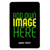 MODERNE BEWERKBARE EENVOUDIGE ZWARTE AFBEELDING TE MAGNEET (Verticaal)