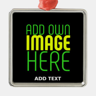 MODERNE BEWERKBARE EENVOUDIGE ZWARTE AFBEELDING TE METALEN ORNAMENT