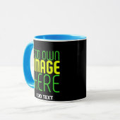 MODERNE BEWERKBARE EENVOUDIGE ZWARTE AFBEELDING TE MOK (Voorkant links)