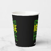 MODERNE BEWERKBARE EENVOUDIGE ZWARTE AFBEELDING TE PAPIEREN BEKERS (Links)