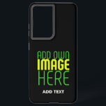 MODERNE BEWERKBARE EENVOUDIGE ZWARTE AFBEELDING TE SAMSUNG GALAXY HOESJE<br><div class="desc">DIT IS EEN ONTWERPAANPASSING VOOR KLANTEN. U KUNT LOGO,  FOTO,  TEKST EN KLEUREN WIJZIGEN,  VERGROTEN OF VERKLEINEN OP DE MANIER DIE U WILT. DANK U.</div>