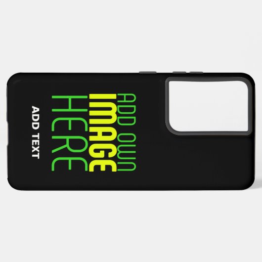 MODERNE BEWERKBARE EENVOUDIGE ZWARTE AFBEELDING TE SAMSUNG GALAXY HOESJE (Linkerkant)