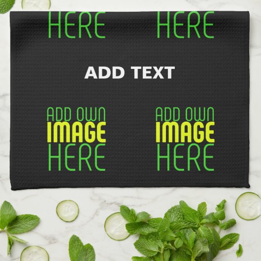 MODERNE BEWERKBARE EENVOUDIGE ZWARTE AFBEELDING TE THEEDOEK (Gevouwen)