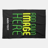 MODERNE BEWERKBARE EENVOUDIGE ZWARTE AFBEELDING TE THEEDOEK (Horizontaal)