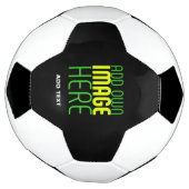 MODERNE BEWERKBARE EENVOUDIGE ZWARTE AFBEELDING TE VOETBAL (Gedraaid)